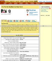 Profile Page after redesign